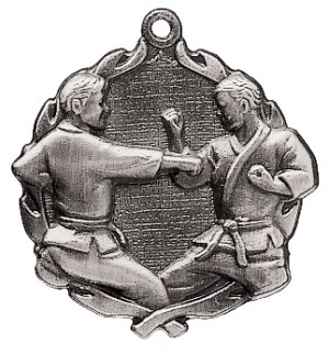 karate medaille zilver